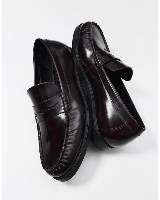 Bershka – loafer in White für Herren