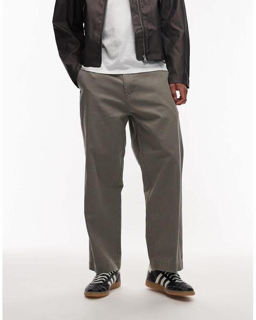 Obey Black Bigwig Giant Straight Leg Trousers for men