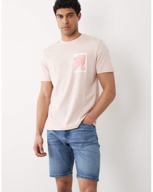 Boss Blue Hugo Boss Denim Shorts for men