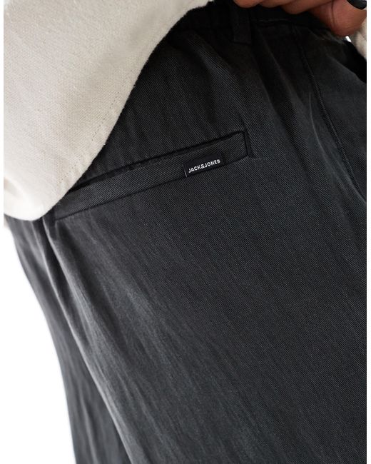 Jack & Jones White Lightweight Drawstring Trouser for men