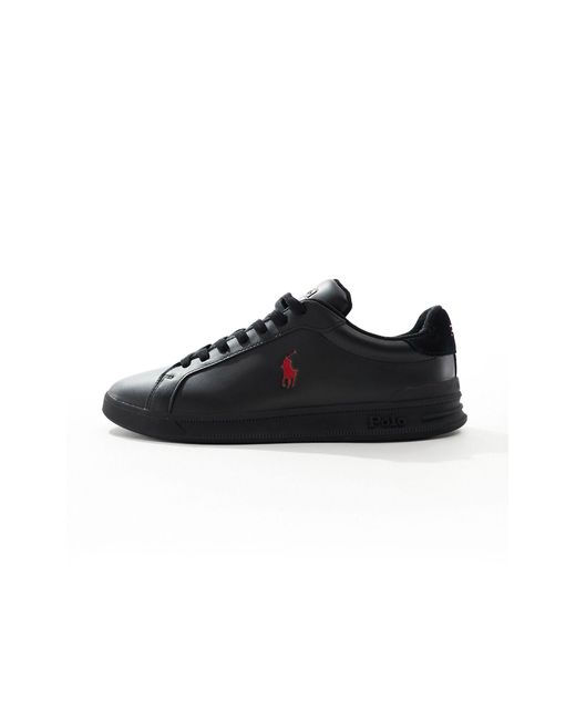 Polo Ralph Lauren – heritage court – sneaker in Black für Herren