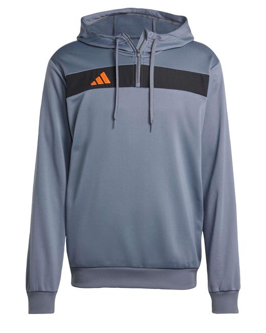 Adidas Originals – tiro 25 essentials – sweat-kapuzenpullover in Blue für Herren