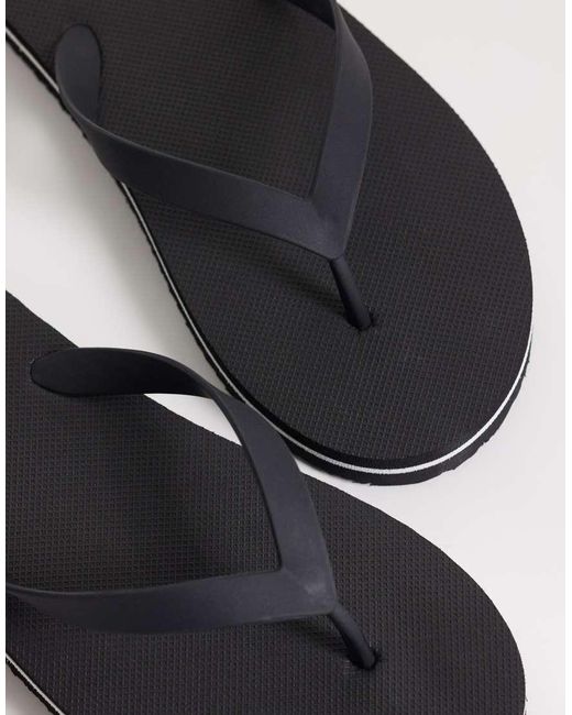 Chanclas Negras Básicas De ASOS de hombre de color Blue