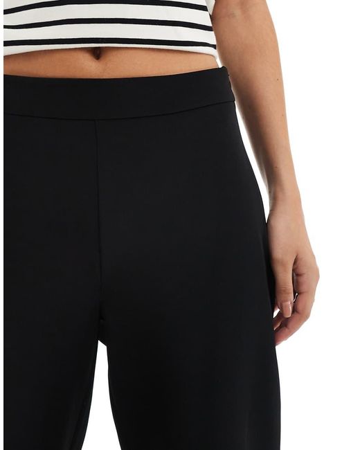 Vero Moda Black Clean Straight Leg Smart Trouser