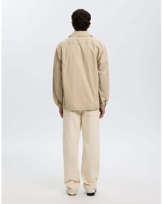 SELECTED Natural Overshirt for men