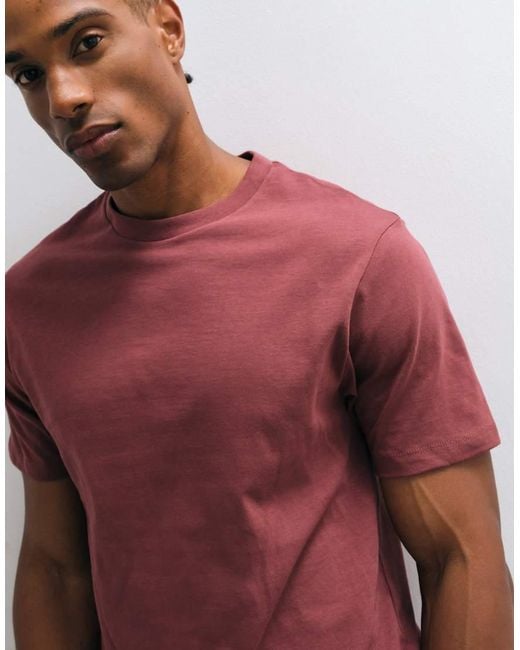 ASOS Red Regular Fit T-shirt for men