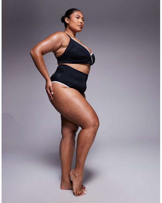 ASOS Gray Asos design curve – bikinihose