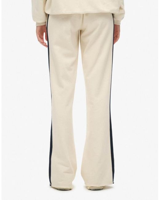 Superdry Natural Athletic Stripe Flare Joggers