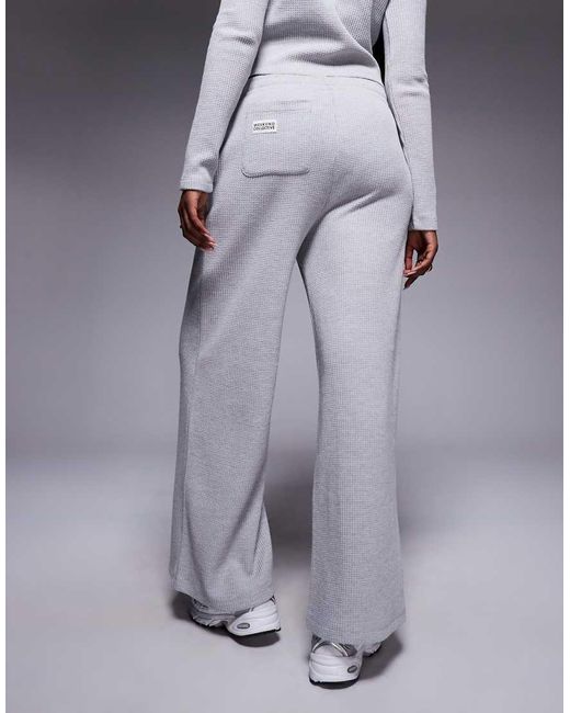 ASOS Blue Weekend Collective Heavyweight Waffle Sweatpants