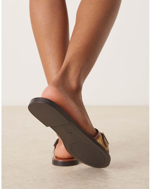 Mango Natural – sandalen aus bast