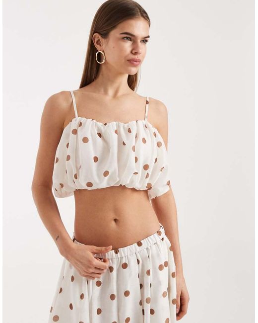 ASOS Multicolor Ruffle Top