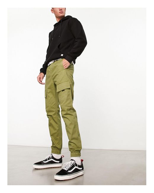 Pantalon cargo resserré aux chevilles - moyen Another Influence pour homme  en coloris Vert | Lyst