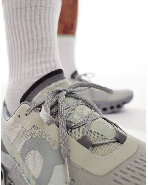 Zapatillas para correr gris claro aleación cloudmonster On Shoes de hombre de color White