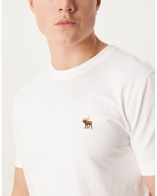 Pack De 5 Camisetas De Colores Blancos Y Variados Básicas De Abercrombie & Fitch de hombre de color Brown