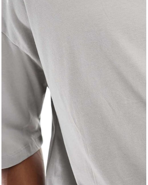 ADPT Gray Oversized T-shirt for men