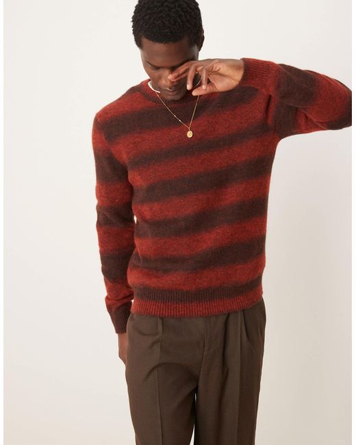 SELECTED – strickpullover in Red für Herren