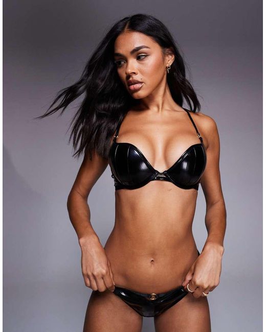 Ann Summers Brown Exuding Padded Plunge Bra