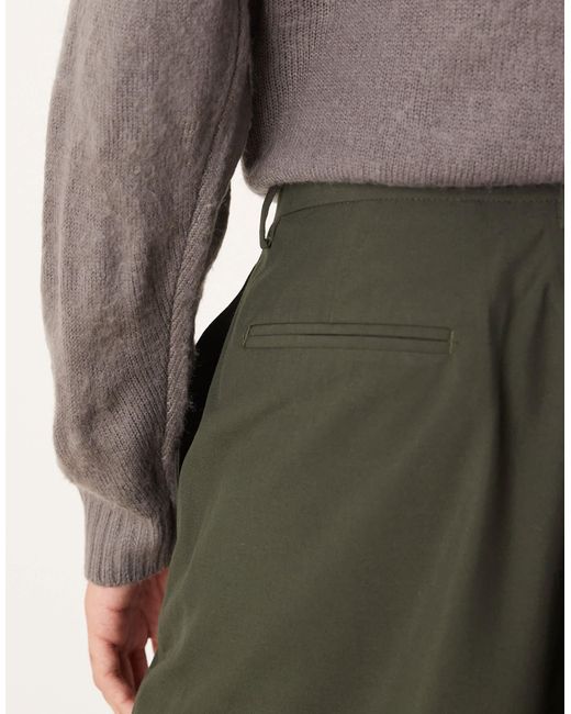 ASOS – elegante hose in Natural für Herren