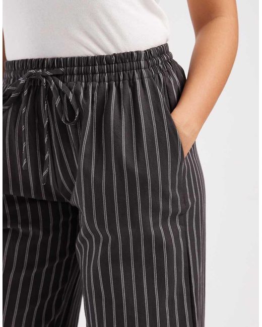 Daisy Street Gray Pull On Drawstring Trouser