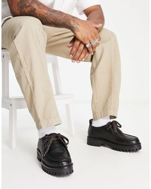 Farlan - chaussures à lacets en cuir grainé ASRA pour homme en coloris Natural