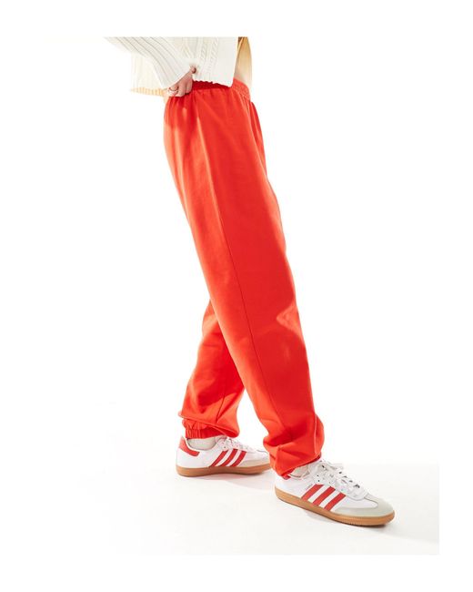 ASOS Red – sweat-jogginghose mit bündchen