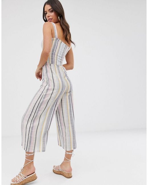 new look shirred jumpsuit
