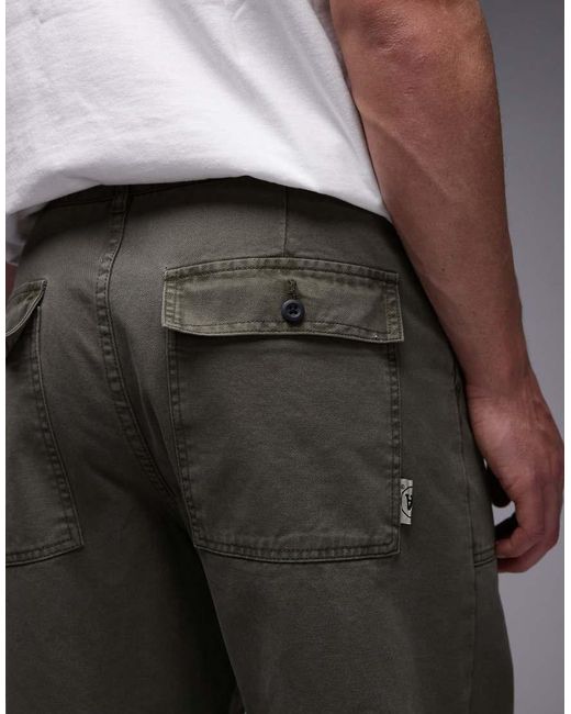 DOUBLE A by WOOD WOOD Black Heino Straight Leg Trousers for men