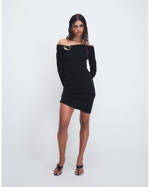 Cin Cin Blue Motel Knitted Bandeau Mini Dress