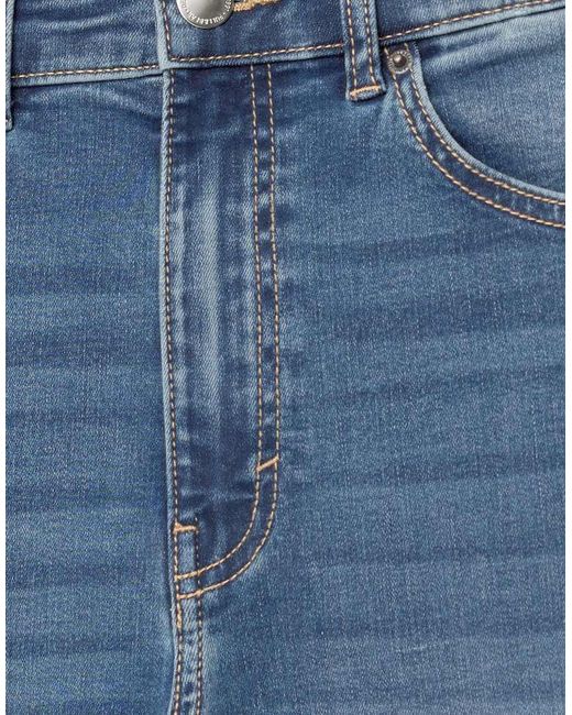 Pull&Bear Blue High-Waist Skinny Jeans
