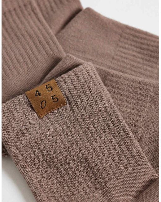 4505 White 3 Pack Studio Sock With Arch Support