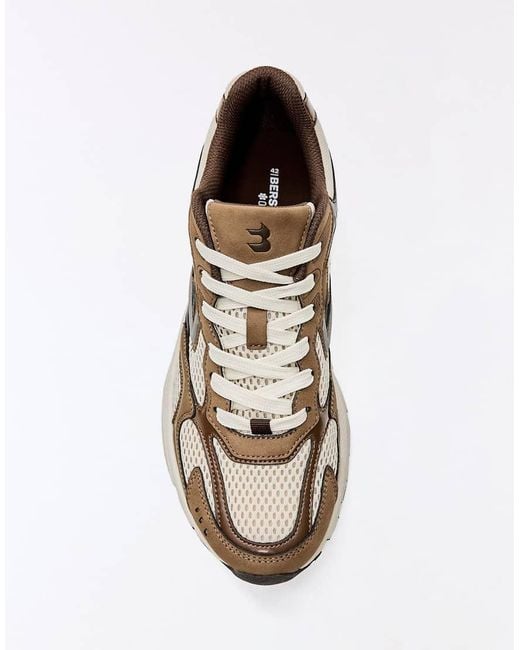 Bershka White Multi-piece Trainers for men