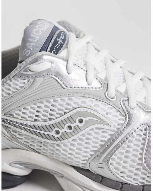 Saucony White Progrid Triumph 4 Og Trainers
