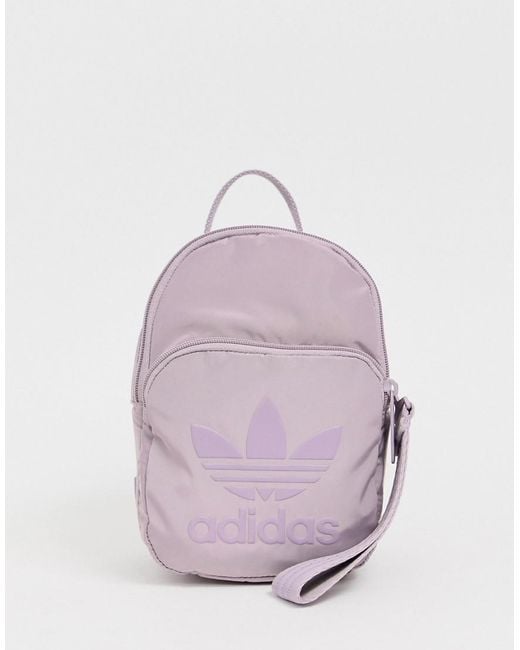 adidas Originals Sleek Mini Backpack In Purple | Lyst