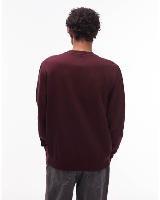 Tommy Hilfiger Red Crest Graphic Sweatshirt for men