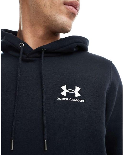Under Armour Blue Icon Fleece Hoodie for men