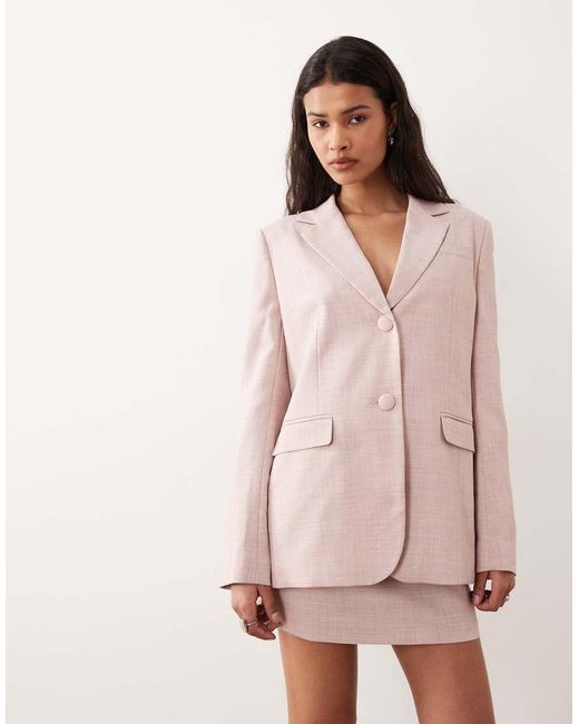 Miss Selfridge Pink Oversized Blazer