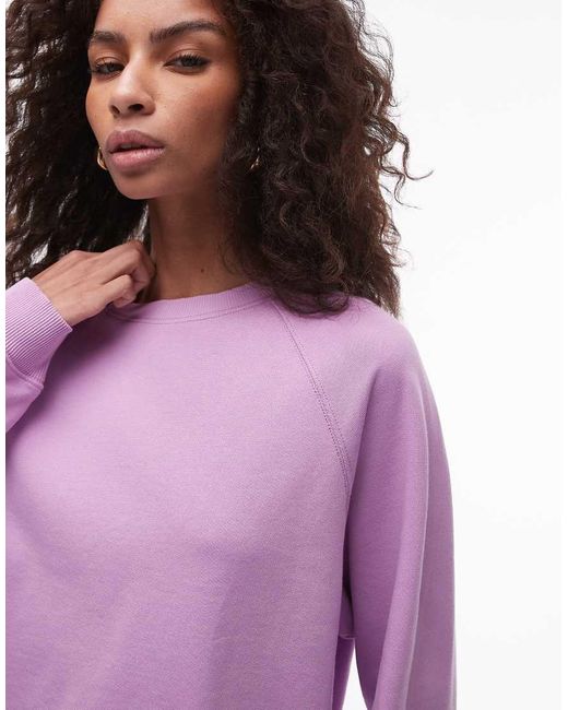 Felpa Girocollo Morbida di ARKET in Purple