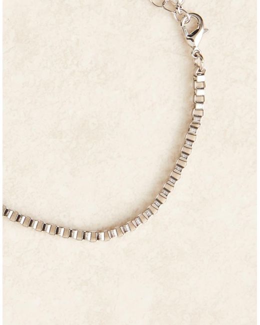 ASOS Black Box Link Chain Bracelet for men