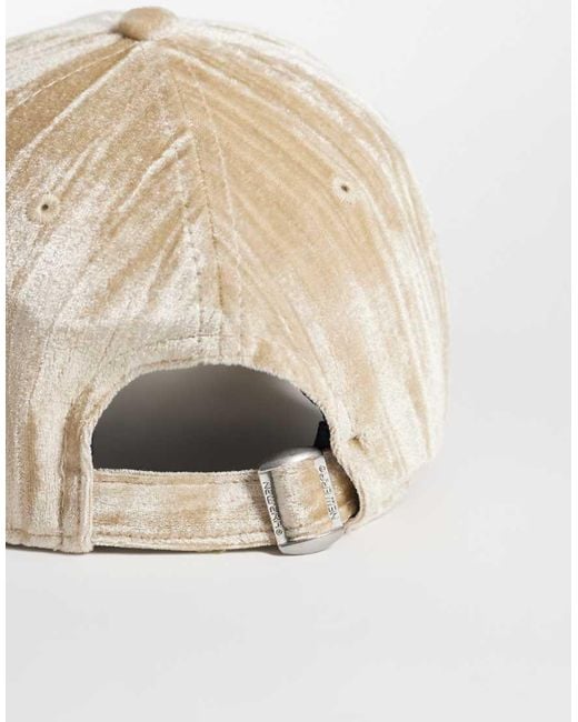 KTZ Natural Ny Yankees 9Forty Velvet Cap