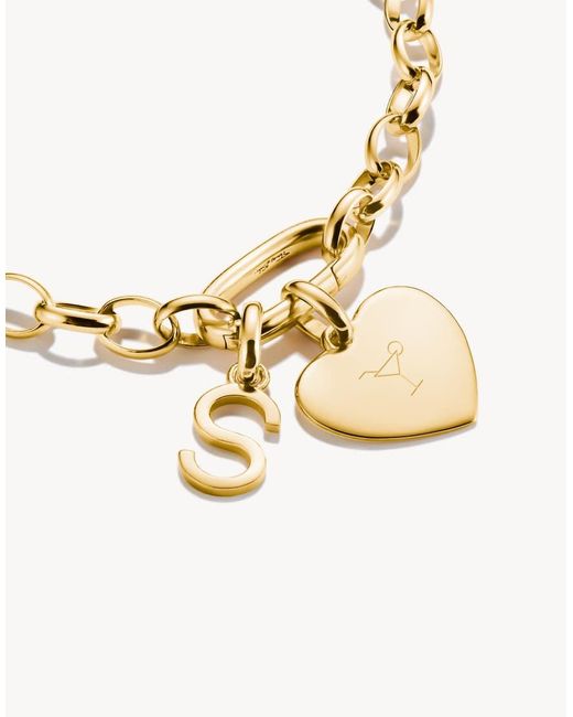 Thomas Sabo Metallic Charm Pendant Heart Connect-Plated