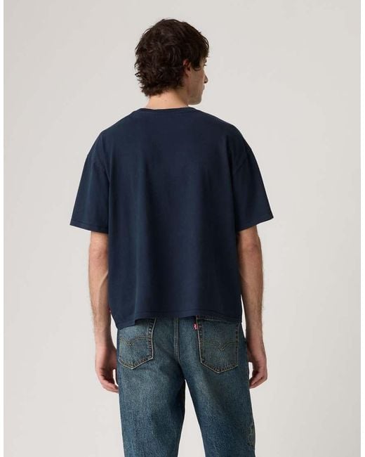 Levi's Blue Boxy Tee for men