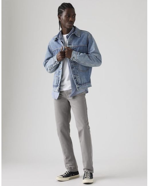 Vaqueros Grises De Corte Slim 511 De Levi's de hombre de color Gray