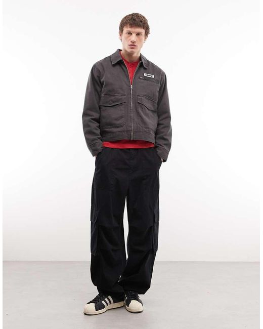 Obey Gray Walter Work Jacket for men