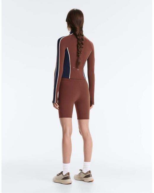 Oysho Red Light Warm Colour-Block Technical Jacket