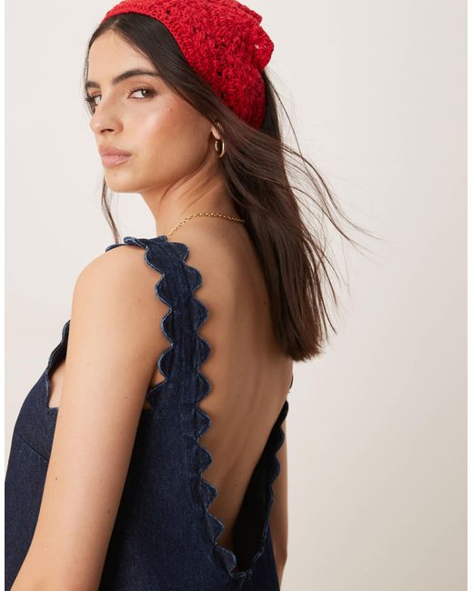 ASOS Blue – mini-jeanskleid