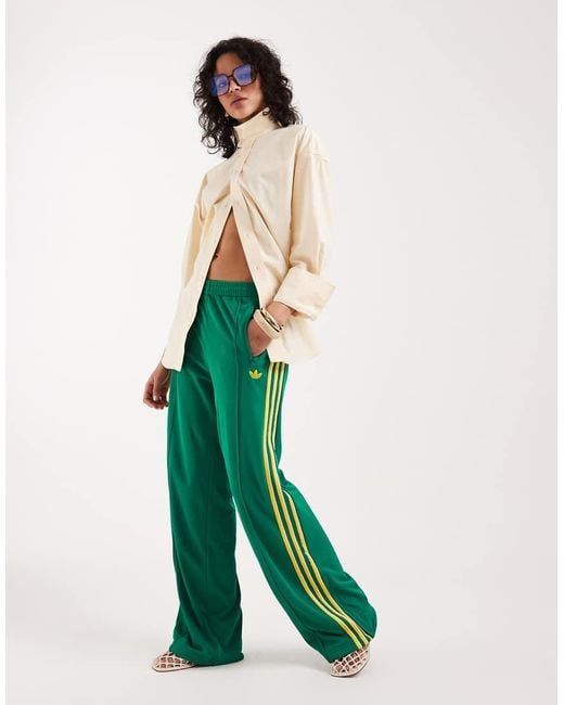 Adidas Originals Green Firebird Loose Track Pants