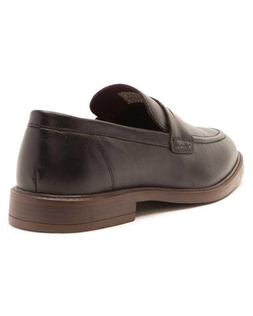 Thomas Crick Brown Lucas Loafer Formal Leather Slip-On Shoes for men