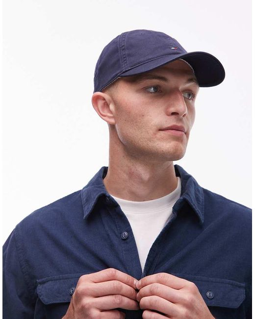 Cappellino Con Bandiera di Tommy Hilfiger in Blue da Uomo