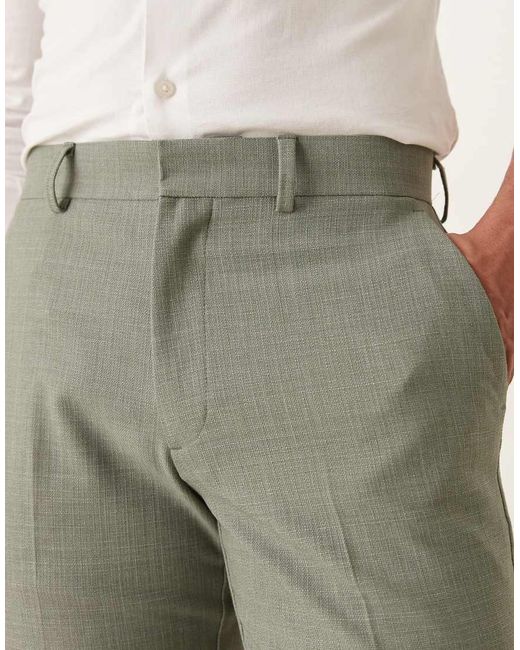 ASOS Natural Skinny Suit Trousers for men