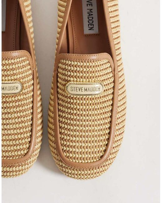 Steve Madden Natural Ridgeview Woven Loafers